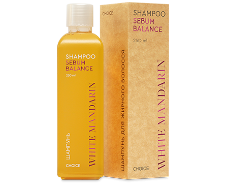 Шампунь для жирного волосся Sebum Balance White Mandarin