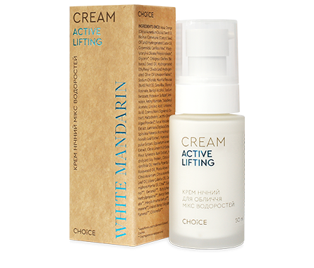Крем ночной Микс водорослей Active Lifting White Mandarin Крем ночной Микс водорослей Active Lifting White Mandarin