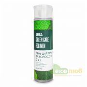 Гель для тела и шампунь для волос 2в1 для мужчин ЯКА