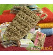 Мочалка джутовая Рукавичка-живинка