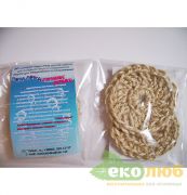 Мочалка-спонж джутовая Румяное личико