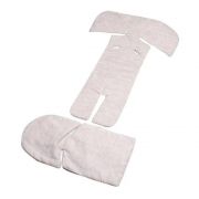 Накидка льняная на детское автокресло группы 0+ ЛинТекс