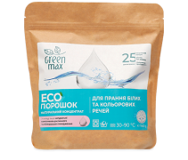 ECOпорошок для стирки белых и цветных вещей Green Max