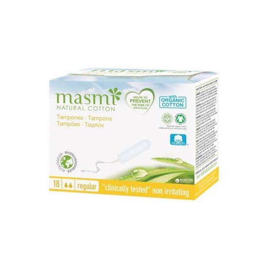 Тампоны без аппликатора Regular Masmi