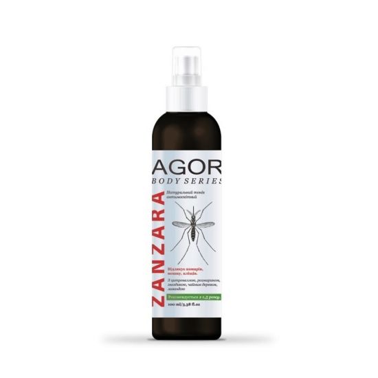 Тонік спрей антимоскітний Zanzara Agor